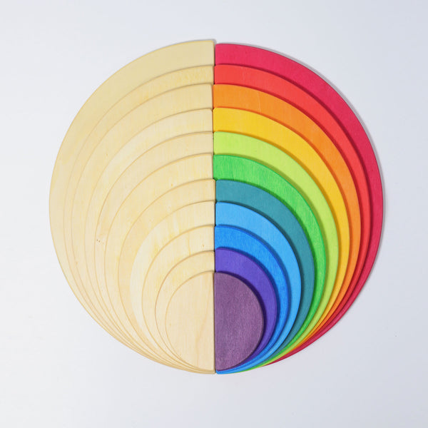 Grimm's rainbow semi-circles