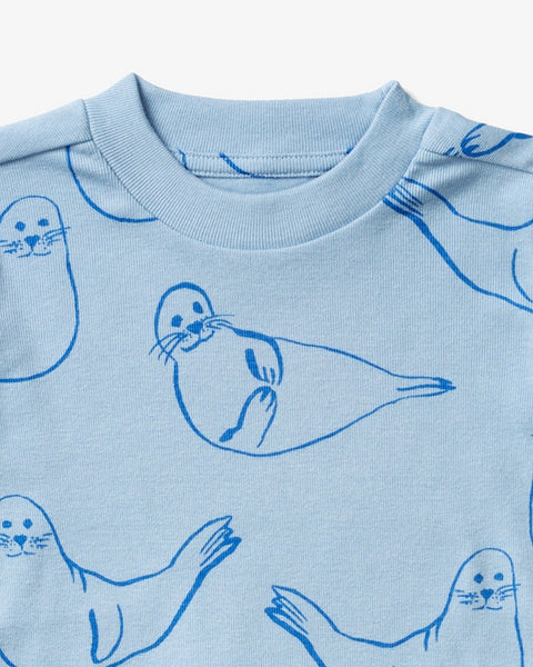 organic pajamas - harbor seal