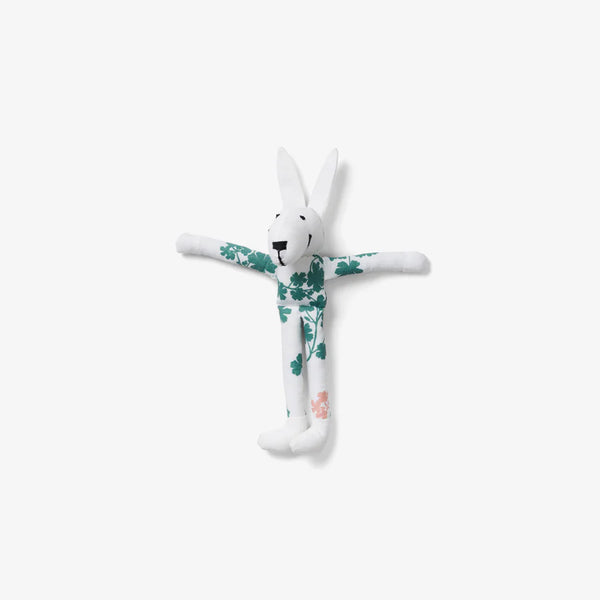 sweet little organic rabbit grasping doll - spruce โ hatchedboston