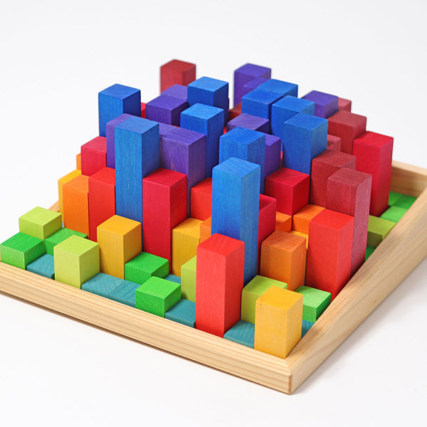 Grimm's small stepped counting blocks