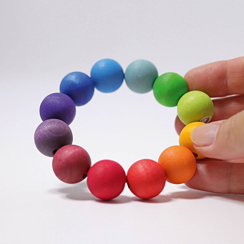 Grimm's rainbow bead ring