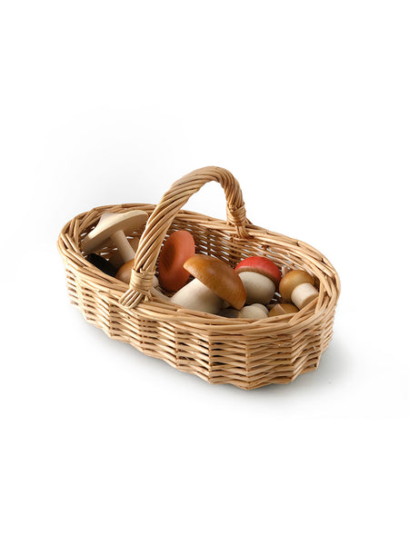 forest basket with mushrooms