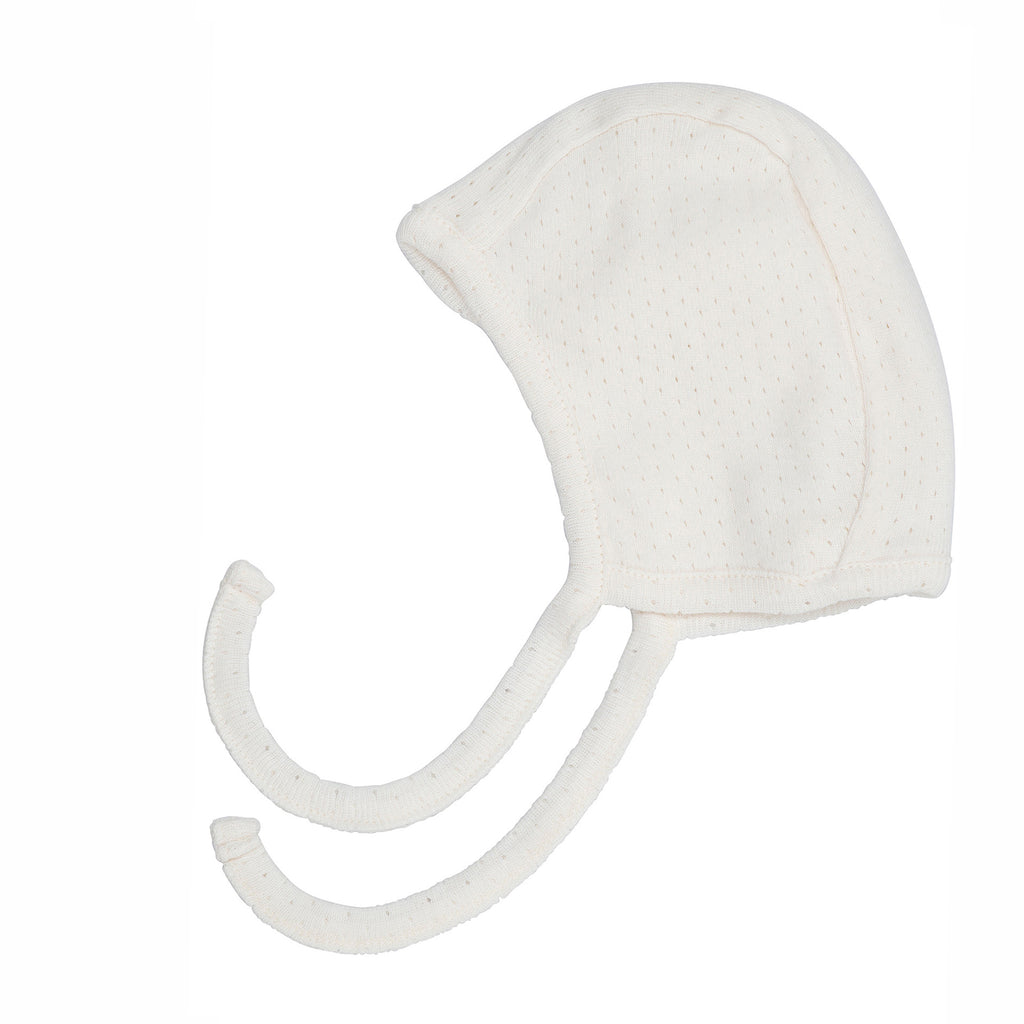 newborn bonnet - pointelle